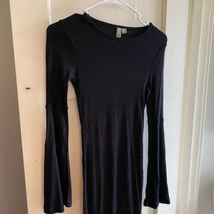 ASOS long sleeve black dress